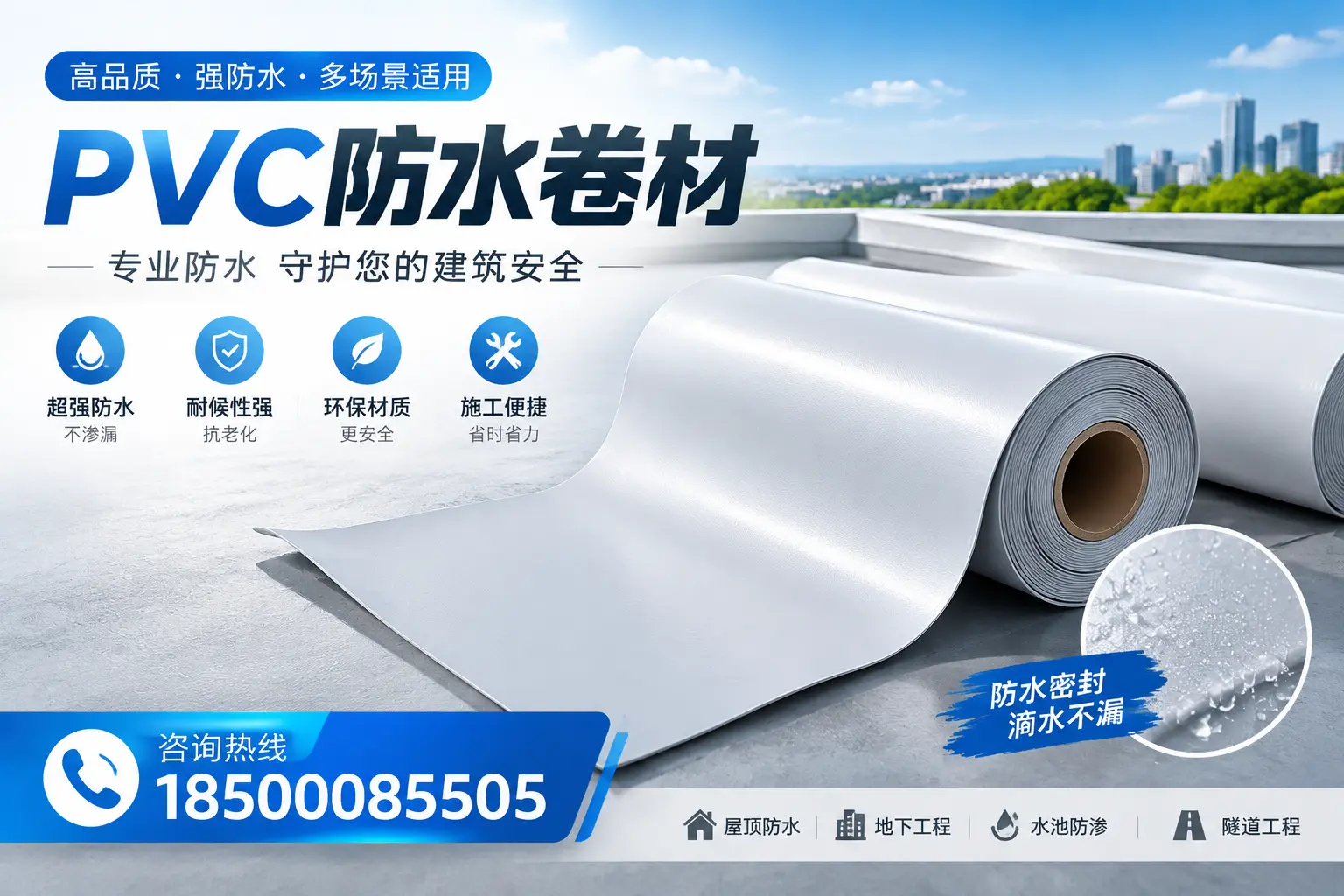PVC防水卷材的市场竞争分析，温州品牌选择参考